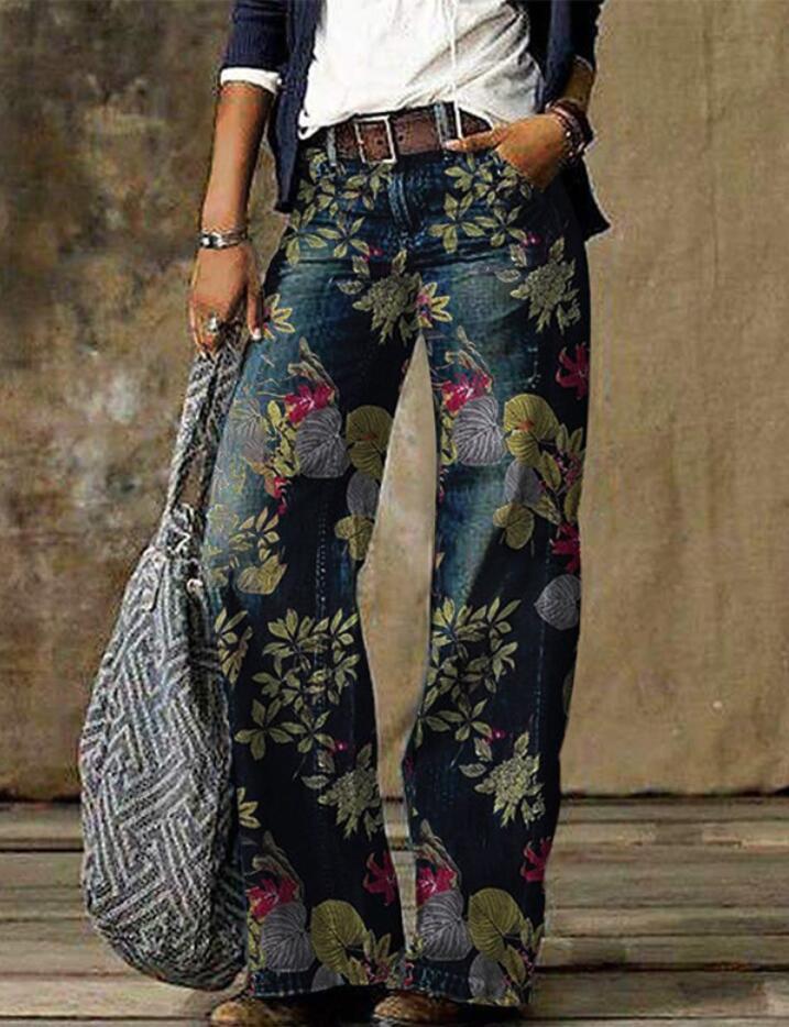 Plus Size Women's Wide Leg Pants