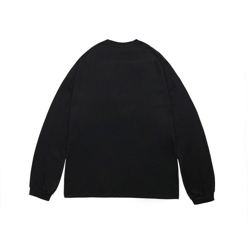 Comic Print Autumn Long Sleeve T Shirts For Men And Women