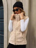 Diamond Lattice Plush Vest