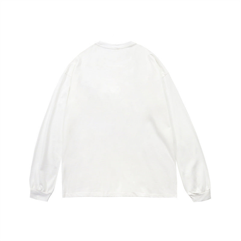 Comic Print Autumn Long Sleeve T Shirts For Men And Women